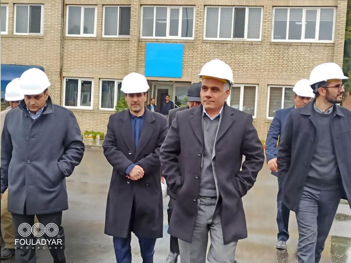 بازدید مدیر کل صنعت، معدن و تجارت استان تهران از خطوط پروفیل فولادیار